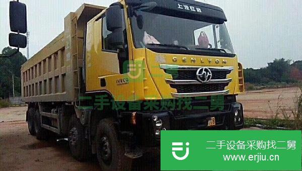 湖南出售二手杰獅后八輪自卸車