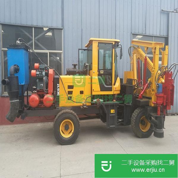 吉林出售二手裝載式護(hù)欄打樁機(jī)