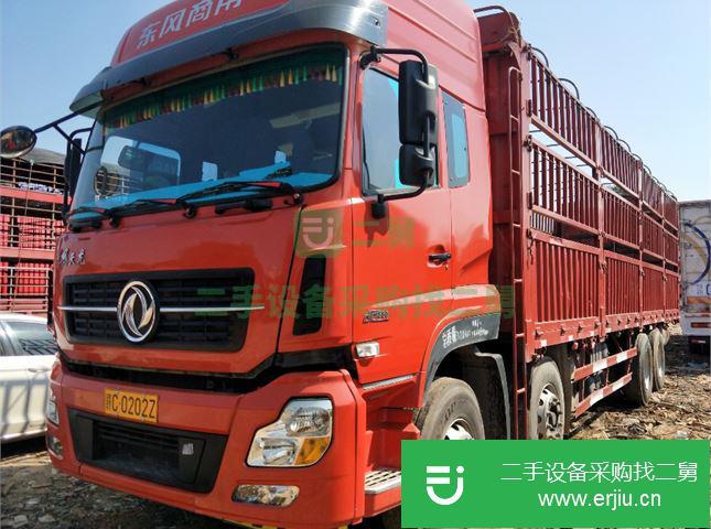 江西出售二手東風天龍前四后八高欄載貨車