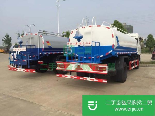 湖北出售二手東風多利卡15方灑水車
