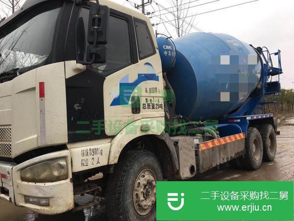 浙江出售二手解放14方攪拌車(chē)