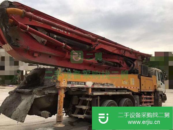 湖南出售二手三一泵車，五十鈴46米底盤 車況板正 手續(xù)齊全包過戶