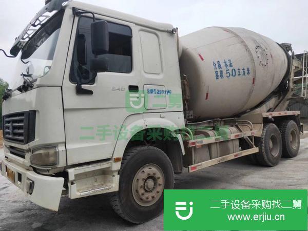 湖南出售二手豪沃大12方攪拌車
