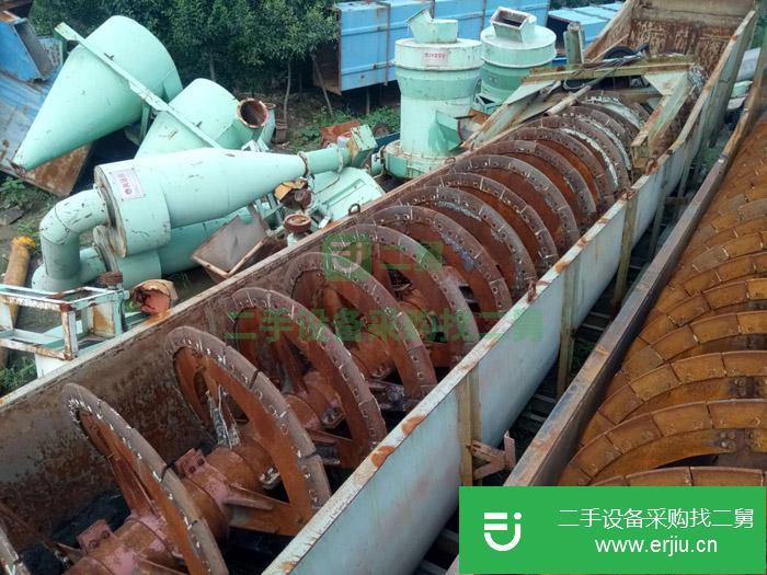 河南出售二手1.5×9米螺旋洗砂機