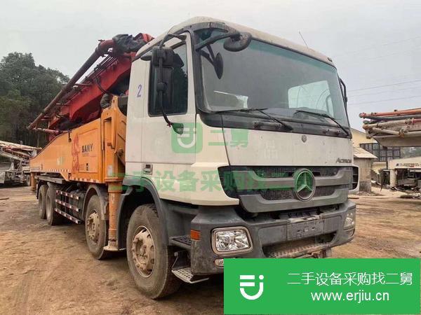 寧夏出售二手三一52米泵車