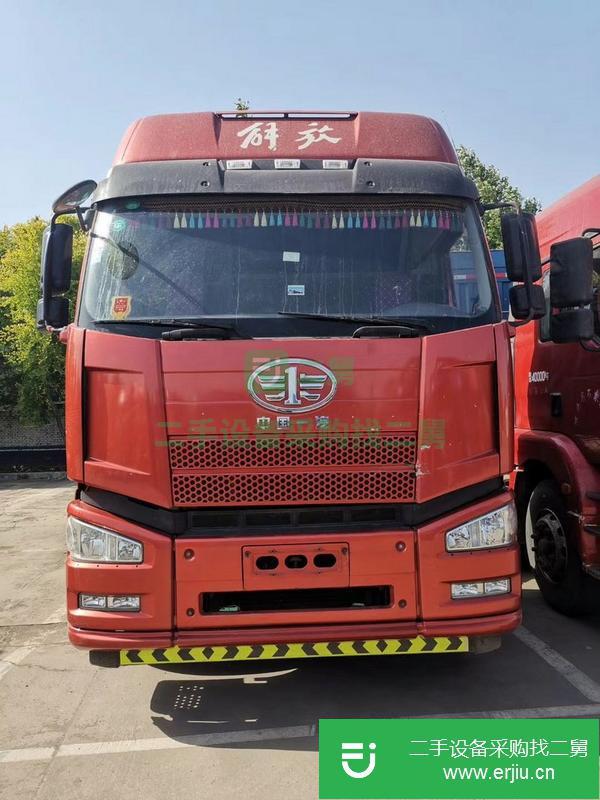 河北出售二手解放420前四半掛車