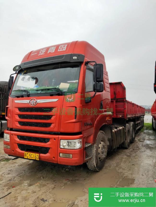 江西出售二手青島解放半掛車