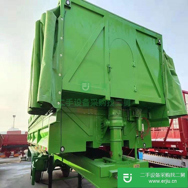 山東出售二手13米后翻自卸掛車