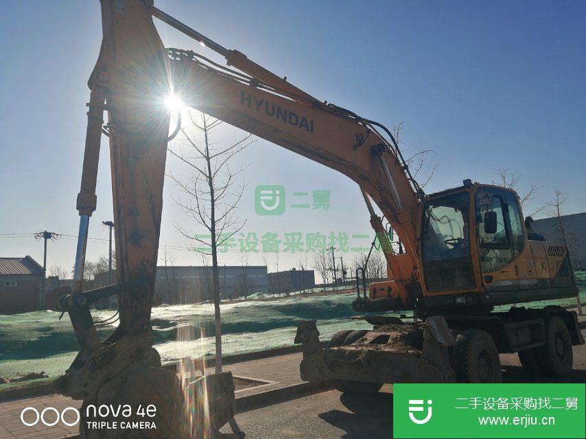 北京出售二手現(xiàn)代R210W-9挖掘機