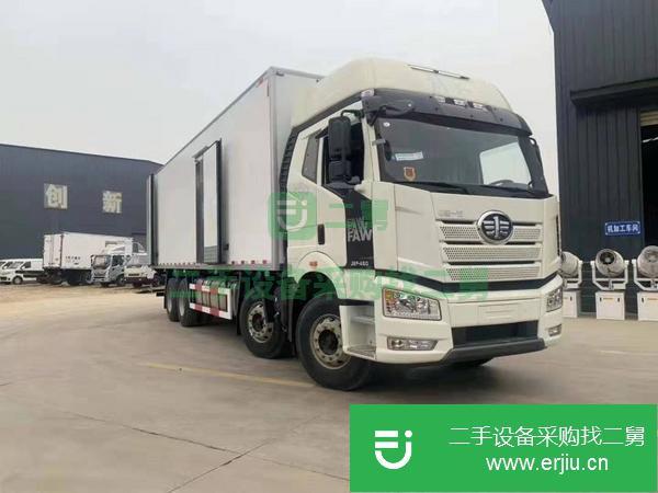 湖北出售二手解放J6P前四后八冷藏車