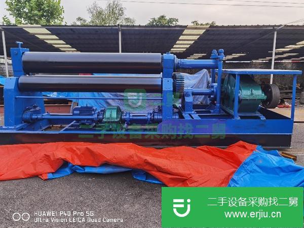 貴州出售二手實心棍W11-30*2500機械自動卷板機