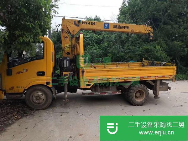 廣西出售二手東風T3藍牌4噸隨車吊