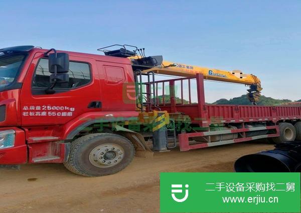 山西出售二手后八輪12噸吊車