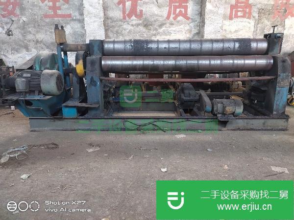 天津出售二手實心W11-20*2500機械自動卷板機