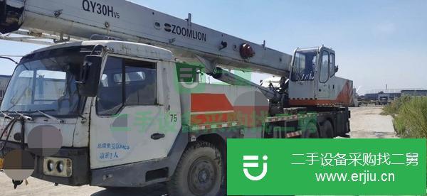 山西出售二手中聯(lián)25噸5節(jié)臂隨車吊