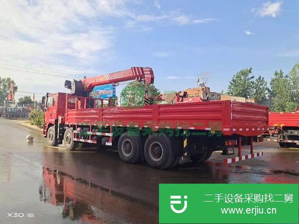 湖北出售二手12噸隨車吊