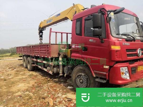 河南出售二手徐工12噸后八輪隨車吊