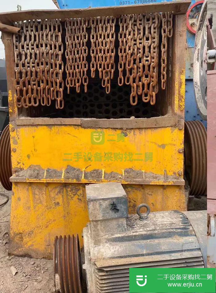 河南出售二手方箱式破碎機(jī)