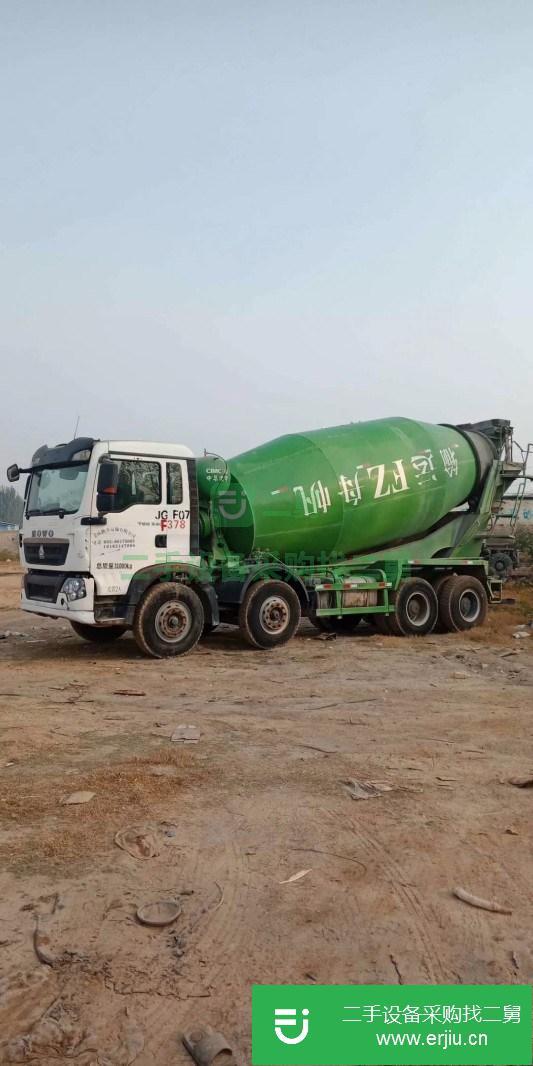 黑龍江出售二手豪沃14方攪拌罐車