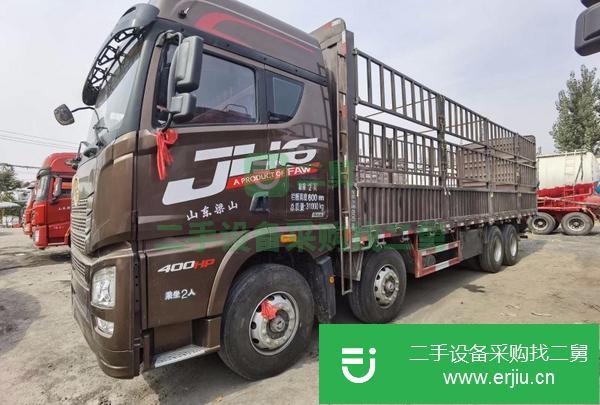重慶出售二手9.6米解放JH6高欄貨車