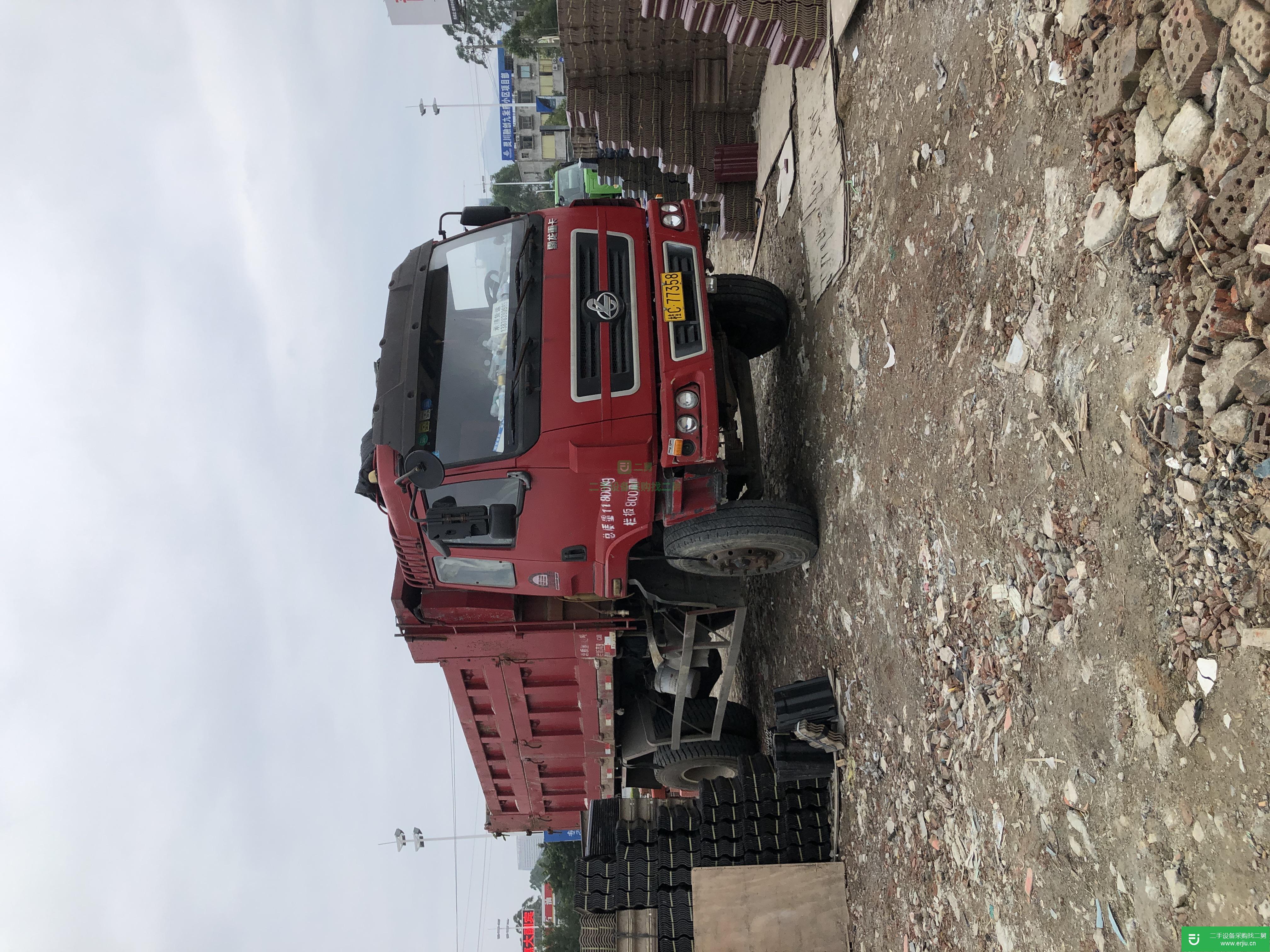 廣西出售二手東風柳汽240馬力自卸車
