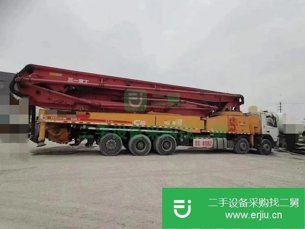 河北出售二手三一泵車，沃爾沃62米底盤