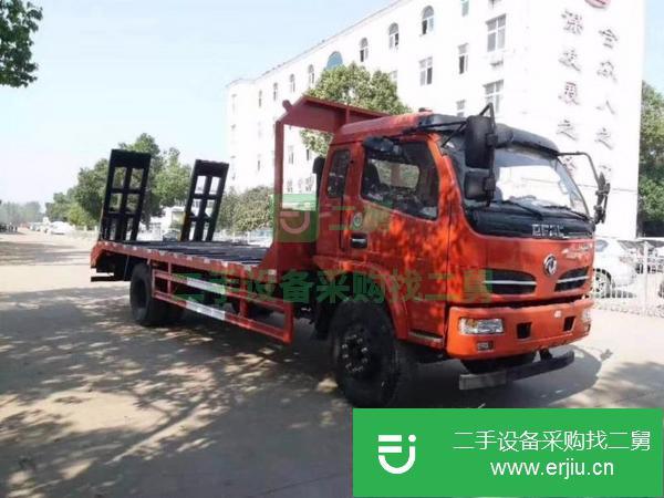 河北出售二手挖機平板運輸車