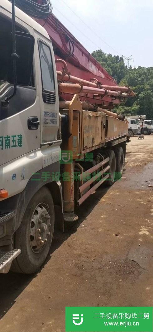 湖南出售二手三一37米泵車