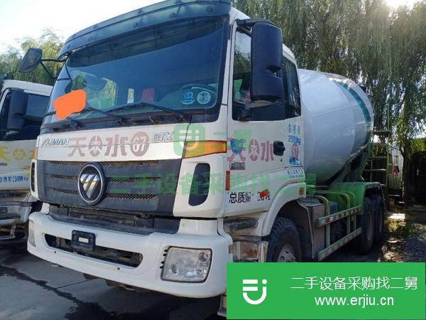 山東出售二手歐曼攪拌車國五大2方 320馬力