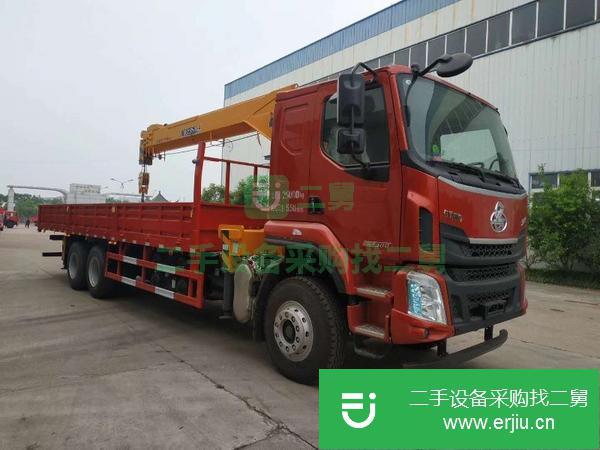 新疆出售二手柳汽10噸雙橋隨車吊