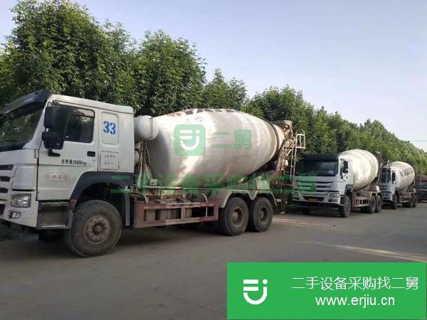 江西出售二手大14方豪沃國五攪拌車，原版原裝