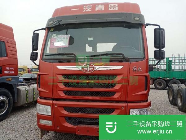 山東出售二手解放悍V牽引車國四