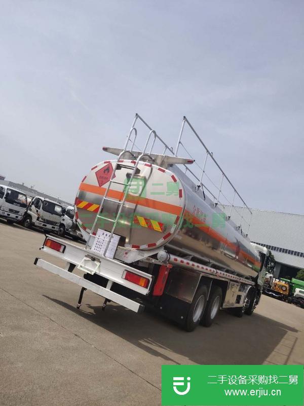 山西出售二手前四后八鋁合金油罐車