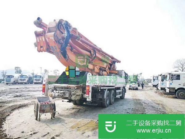 河北出售二手國四中聯49米泵車
