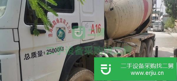 貴州出售二手豪沃大12方攪拌車