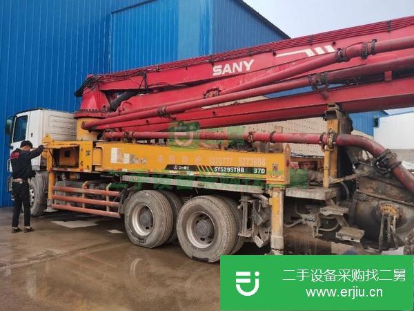 河北出售二手三一37米泵車
