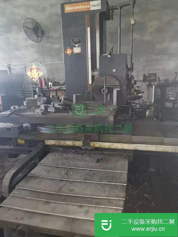 陜西出售二手漢川鏜床TX611c數顯臥式銑鏜床