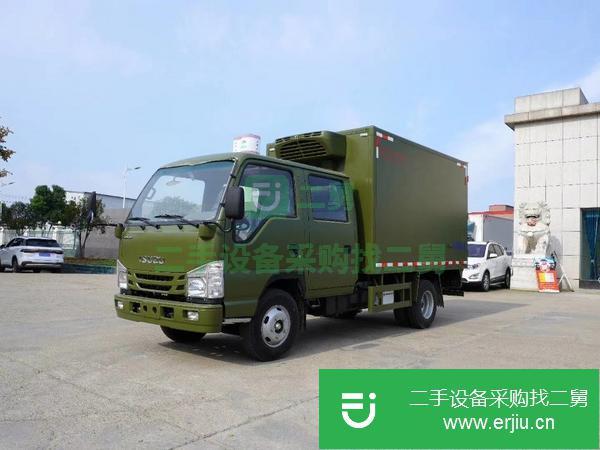 湖北出售二手慶鈴雙排冷藏車