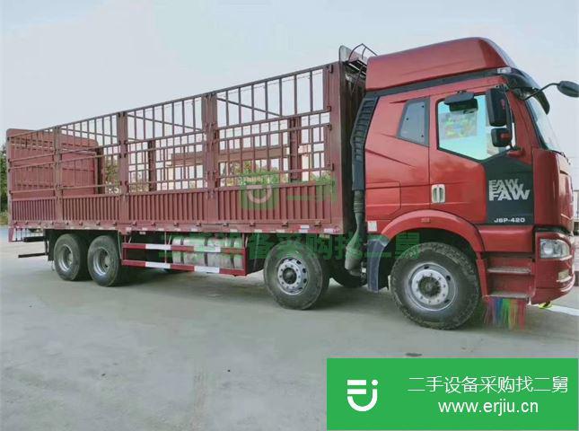 江西出售二手一汽解放J6P高欄載貨車