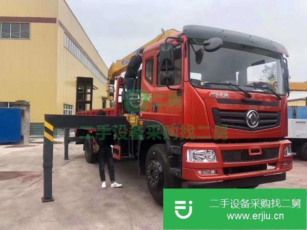 廣西出售二手東風特商升級版八噸隨車吊