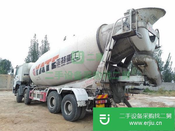 山東出售二手豪沃水泥攪拌車