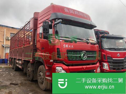 江西出售二手東風天龍前四后八高欄載貨車