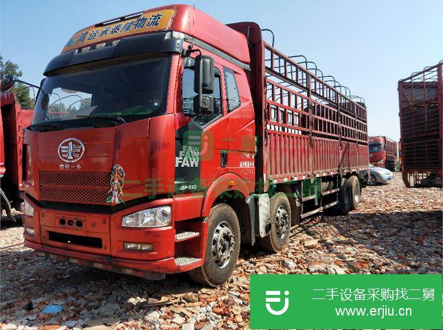 江西出售二手解放J6P高欄貨車