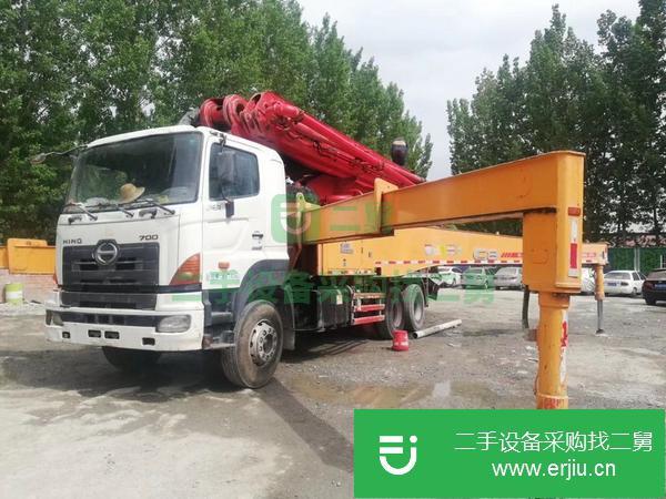 天津出售二手三一日野49米泵車