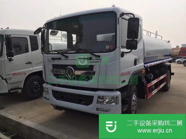 湖北出售二手東風多利卡15方灑水車