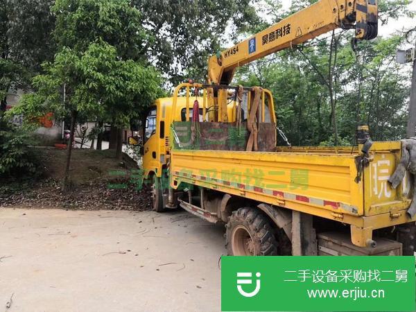 廣西出售二手東風T3藍牌4噸隨車吊