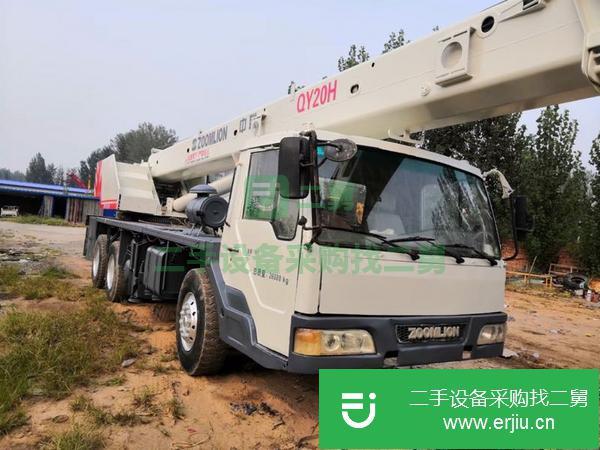 江西出售二手中聯20h汽車吊