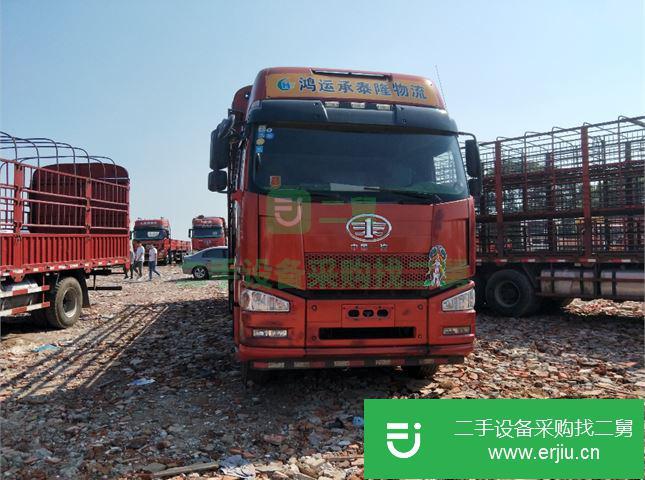 江西出售二手解放J6P高欄貨車