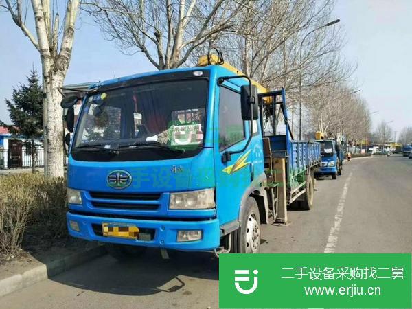 湖北出售二手牡丹江6.3噸隨車吊