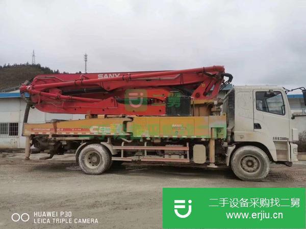廣西出售二手三一37米泵車